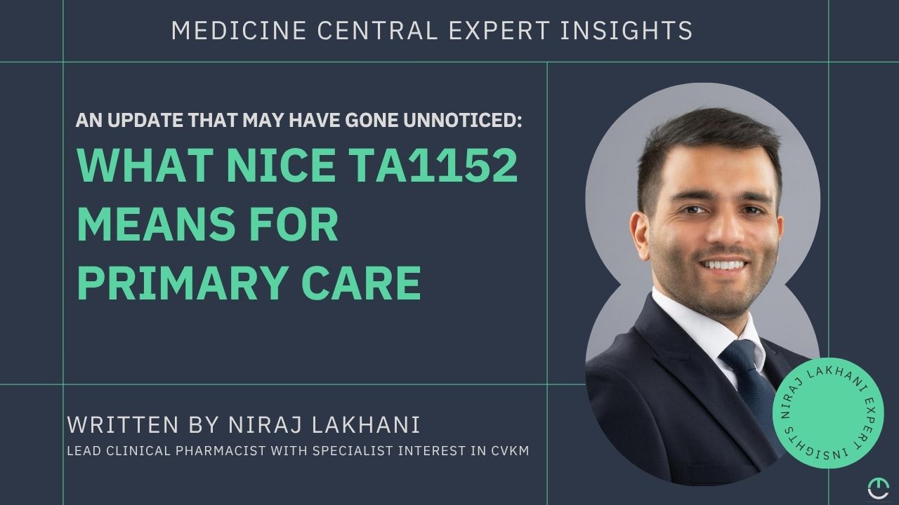 Semaglutide for secondary cardiovascular prevention: An update that may have gone unnoticed – what NICE TA1152 means for primary care